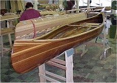 Custom built Takalak Canoe by shop owner Ray Klebba