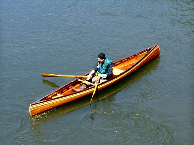 Jim modified his Wahkeena Cruiser in at fall class 2008 into a rowing 